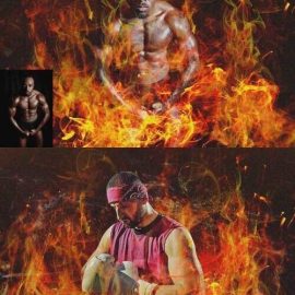 Creativemarket – Pro Fire Art Photoshop Action 10999499 Free Download