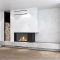 Decorative wall with fireplace set 07 Free Download