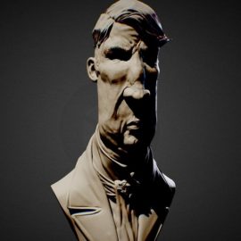 Dishonored inspired Lord Pendleton 3D Model Free Download