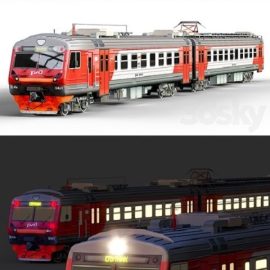 ED4M 2012-16 – Russian Railways (low poly) Free Download