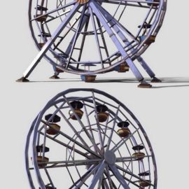 Ferris Wheel 3D Model Free Download