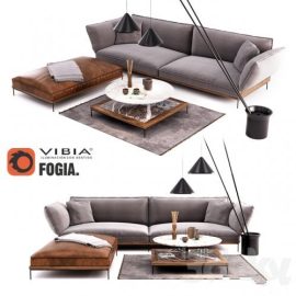 Fogia Jord Sofa Set | Vibia North Floor Lamp Free Download