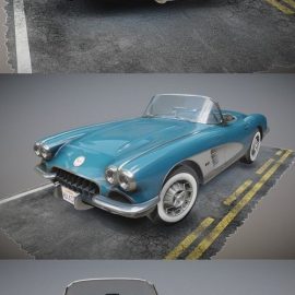 Generic american roadster 3D Model Free Download