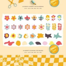 Groovy Pack – Backgrounds and Shapes Free Download