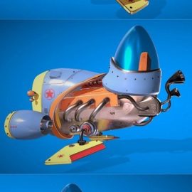 Humoro Aircraft game ready 3D Model Free Download