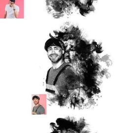 Inkblot Effect Photoshop Action Free Download