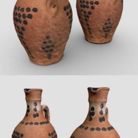 Jar (Photogrammetry) & low poly 3D Model Free Download