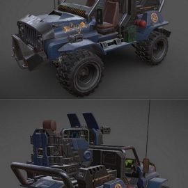 Jeep Game 3D Model Free Download