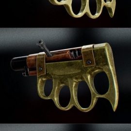 Knuckle Duster Pistol 3D Model Free Download