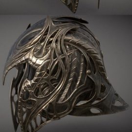 Krypton Helmet 3D Model Free Download