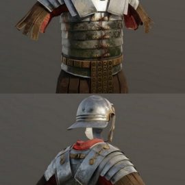 Lorica Segmentata Ancient roman legionary armor 3D Model Free Download