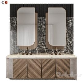 Luxury Marble Wood Bathroom Free Download