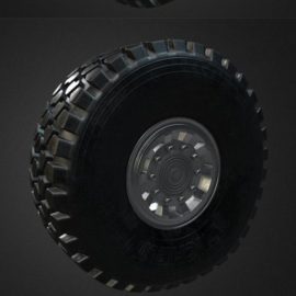 MICHELIN X OFFROAD TIRE CLEAN 3D Model Free Download