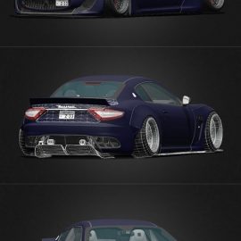 Maserati GranTurismo LB Performance® 3D Model Free Download