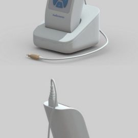 Medical Audiometer Hearing Screener PBR 3D Model Free Download