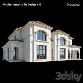 Mediterranean Villa Design 013 Free Download