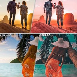 Orange & Teal Photoshop Actions Free Download