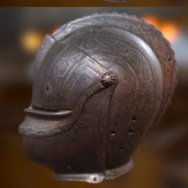 Philip II of Spain Tournament Helmet 3D Model Free Download