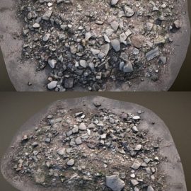 Pile of construction waste [3D SCAN; 8K; PBR] 3D Model Free Download