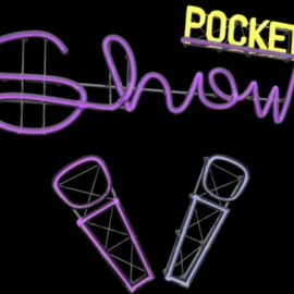 Pocket Show neon sign 3D Model Free Download