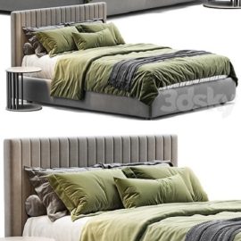 Queen bed CLAY MAISON By Bolzan Letti Free Download