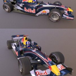 Red Bull Racing RB1 (2005) 3D Model Free Download