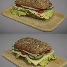 Sandwich 3D Model Free Download