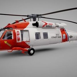 Sikorsky UH-60 US Coast Guard 3D Model Free Download