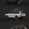 Subaru L Series 4WD 1990 Sports Wagon 3d model Free Download