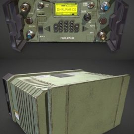 Tactical Communications Manpack Radio 3D Model Free Download