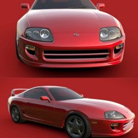 Toyota Supra MK IV (1994) 3D Model Free Download