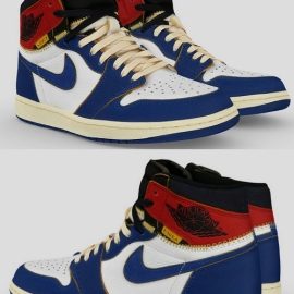 Union LA X Nike Air Jordan 1 Retro High OG NRG2 3D Model Free Download