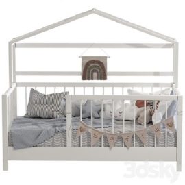 Unique Kids Wooden House Bed Free Download