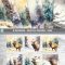 Winter Elk Backgrounds | Digital Scrapbo 54049211 Free Download