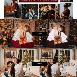 12 x Lightroom Presets Vintage Christmas Presets Free Download