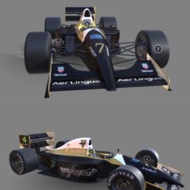 1991 Guinness F1 Car. 3D Model Free Download