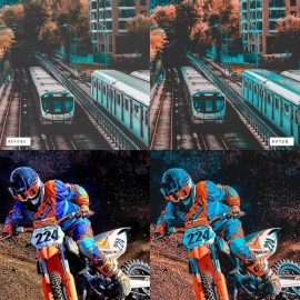 25 Cinematic Orange & Teal Lightroom Presets Free Download