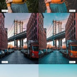 75 Cinematic Orange & Teal Lightroom Presets Free Download