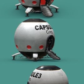 Capsule Corporation Spaceship Free Download