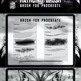 Dansdesign Hatching Brush Procreate Free Download