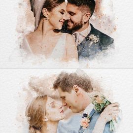 GraphicRiver – Watercolor Wedding Photo Effect 35279823 Free Download