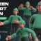 Green Shirt Man 3D Character Illustration Free Download