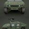 Humvee military police gulf war 3d model Free Download