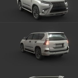 Lexus GX 3d model Free Download