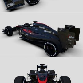 McLaren MP4-30 B Mexico 3D model Free Download