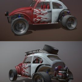 Off Road 4X4 racer with 4 different skins Free Download