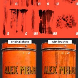 Paint Stroke Handmade Brushes for Photoshop +PNG Free Download