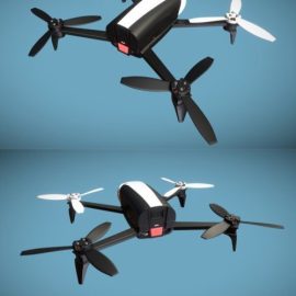 Parrot Bebop v2 3D model Free Download