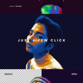 Pixel Art Photo Effect Free Download