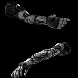 Robotic Arm pbr 3d Free Download